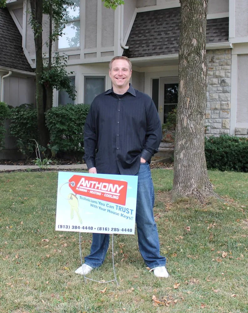 Reliable water heater service experts serving Lenexa, KS - Anthony Plumbing, Heating, Cooling & Electric