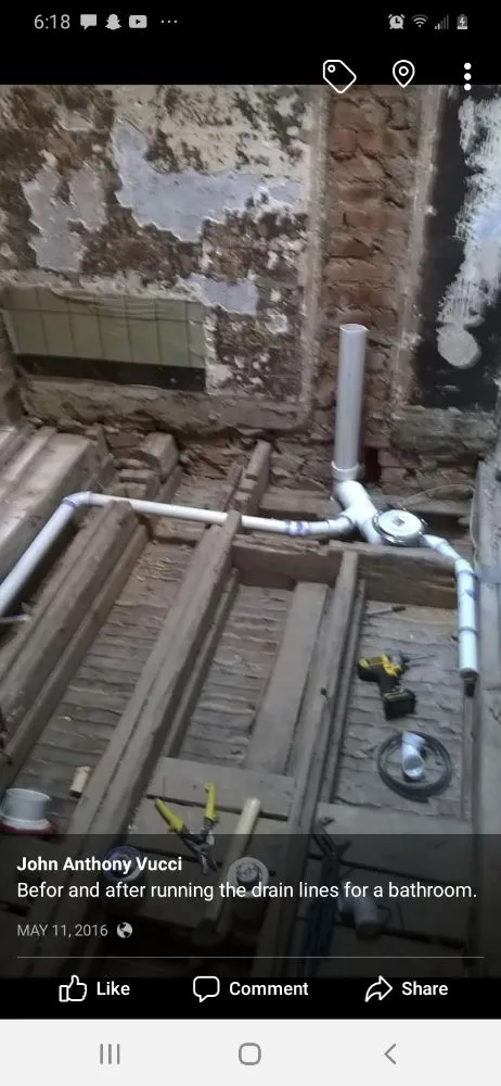 Slide of Anthony's plumbing and masonry repair