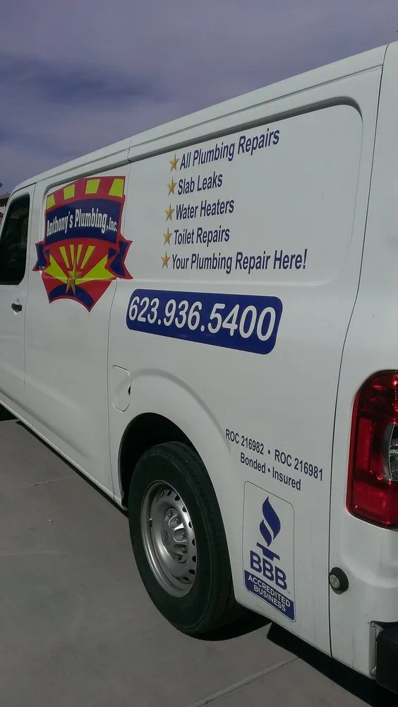 Slide of Anthony's Plumbing