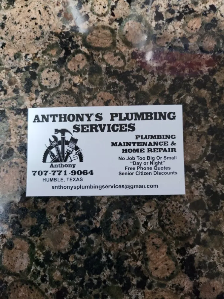 Slide of Anthony's Plumbing Services