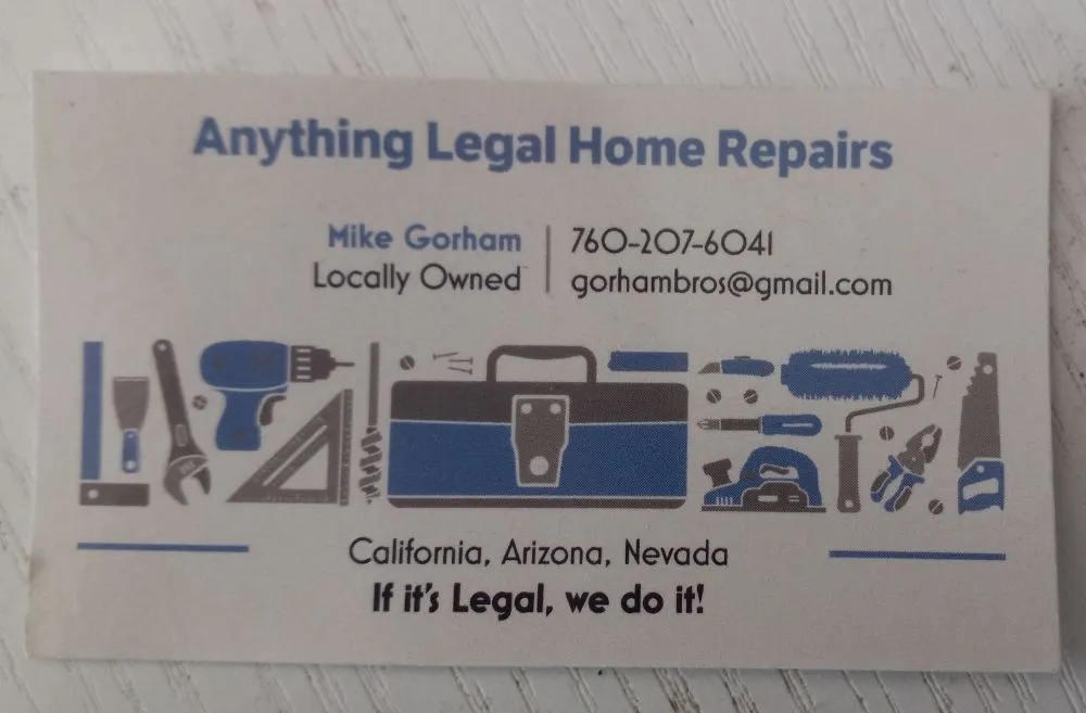 Slide of Anything Legal Home Repairs