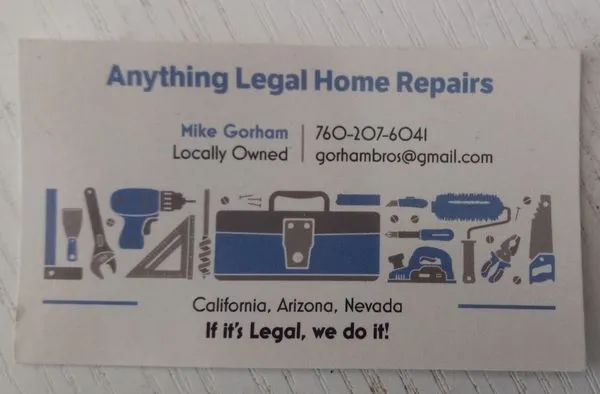 Anything Legal Home Repairs Logo