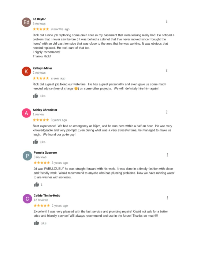 Slide of Anytime Drain Plumbing And Remodeling Construction