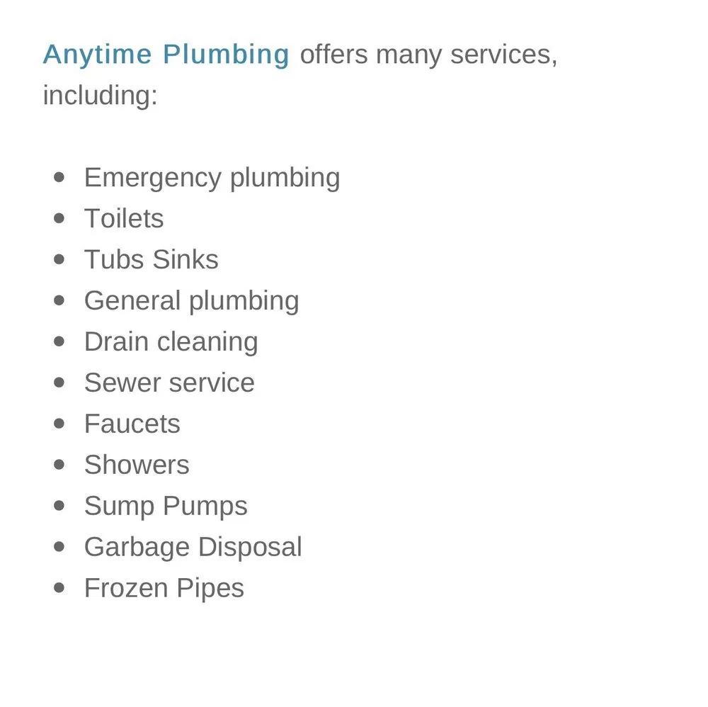 Slide of Anytime Plumbing