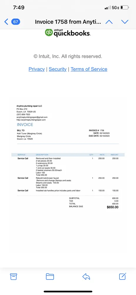 Slide of Anytime Plumbing Repair