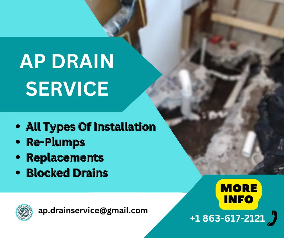 Slide of AP Drain Service