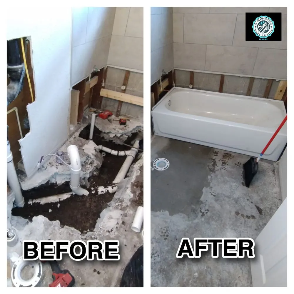 Slide of AP Drain Service