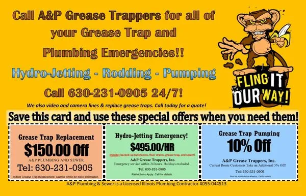 A&P Grease Trappers Logo