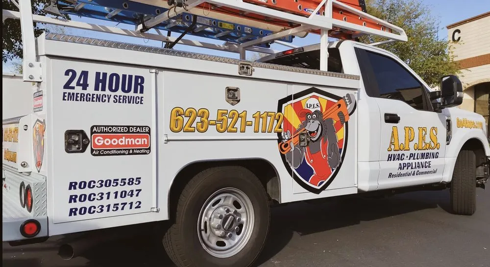 Slide of APES HVAC & Plumbing