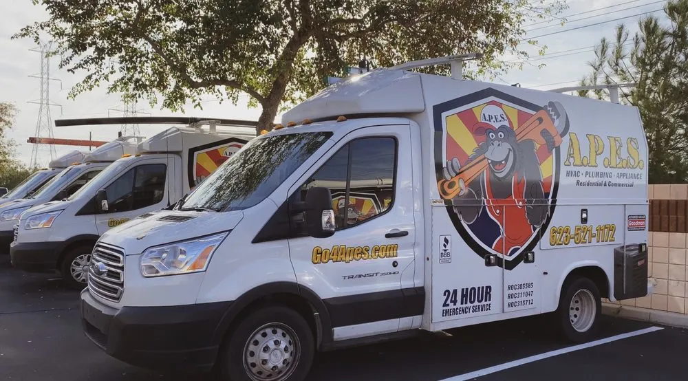 Slide of APES HVAC & Plumbing