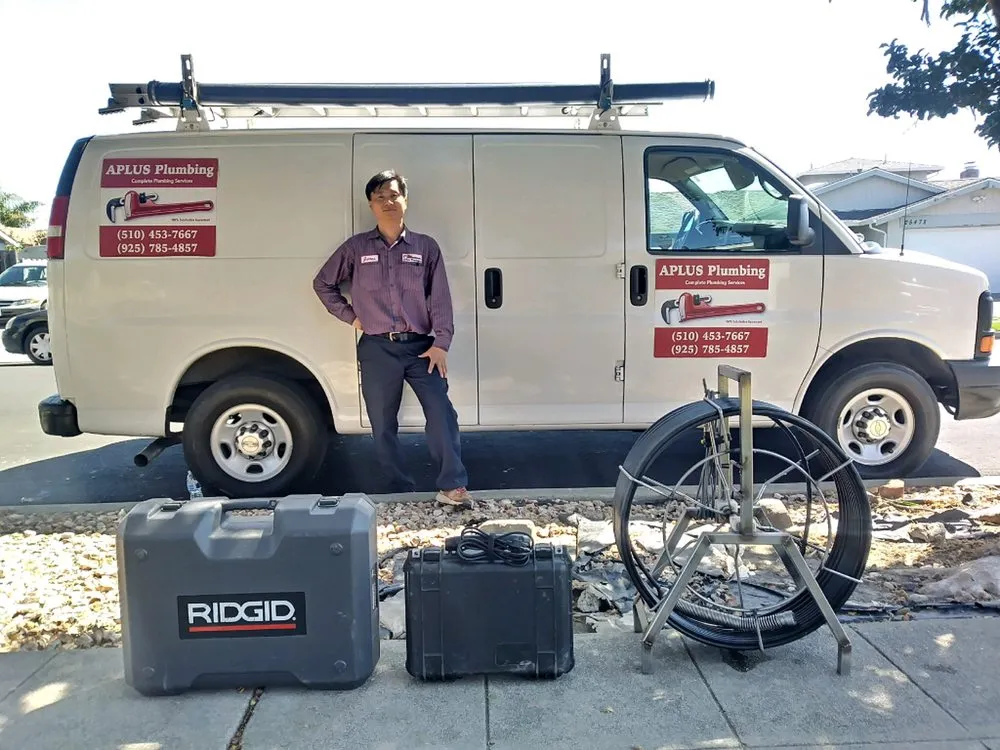 Slide of APLUS Plumbing