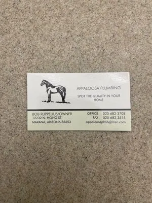 Appaloosa Plumbing Logo