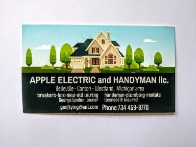 Slide of Apple Electric and Handyman