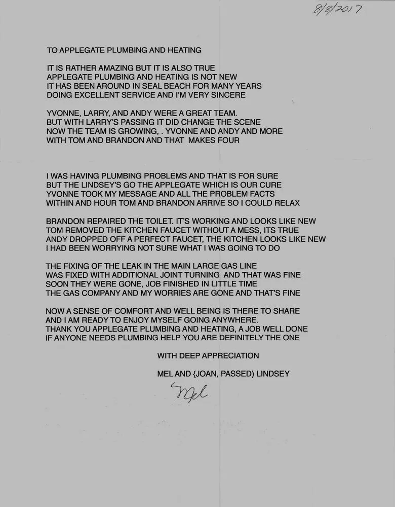 Slide of Applegate Plumbing & Heating