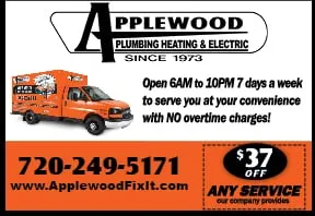 Reliable plumbing repair for homes in Denver, CO by Applewood Plumbing Heating & Electric