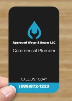Slide of Approved water and sewer