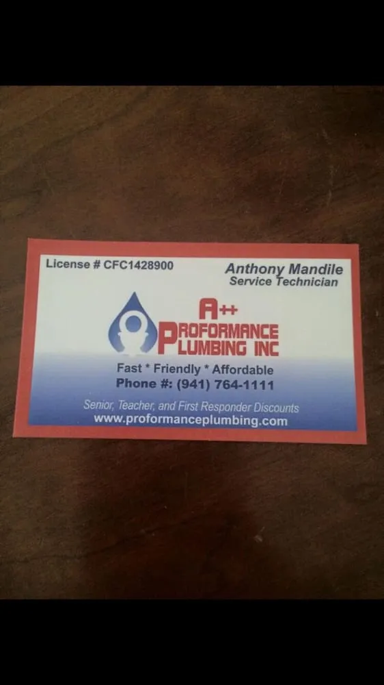 Slide of A++Proformance Plumbing
