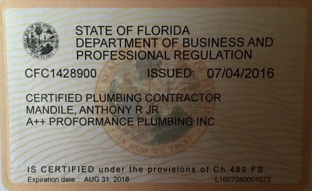 Slide of A++Proformance Plumbing