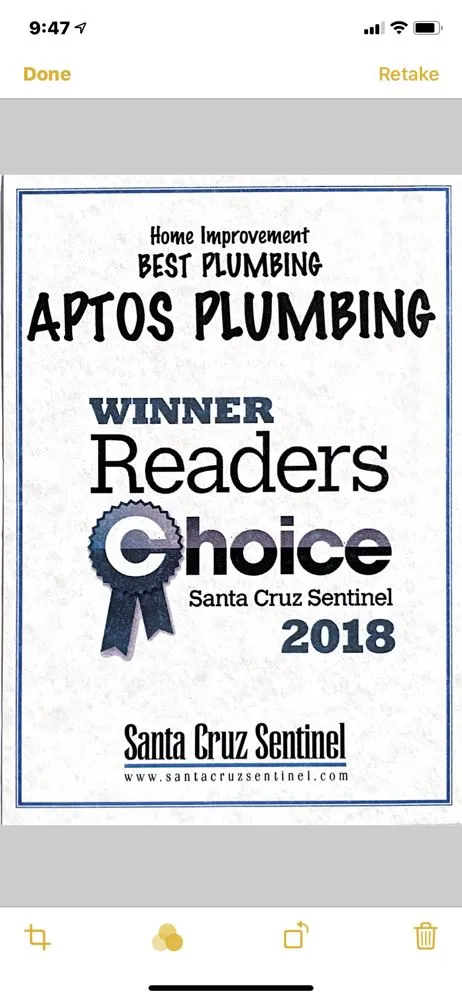 Slide of Aptos Plumbing
