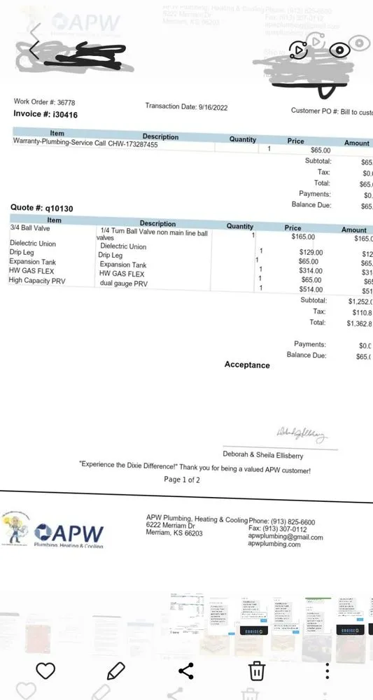 Top-rated emergency plumbing experts serving Merriam, KS - APW Plumbing, Heating & Cooling