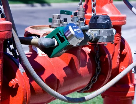 Slide of Aqua Backflow and Chlorination