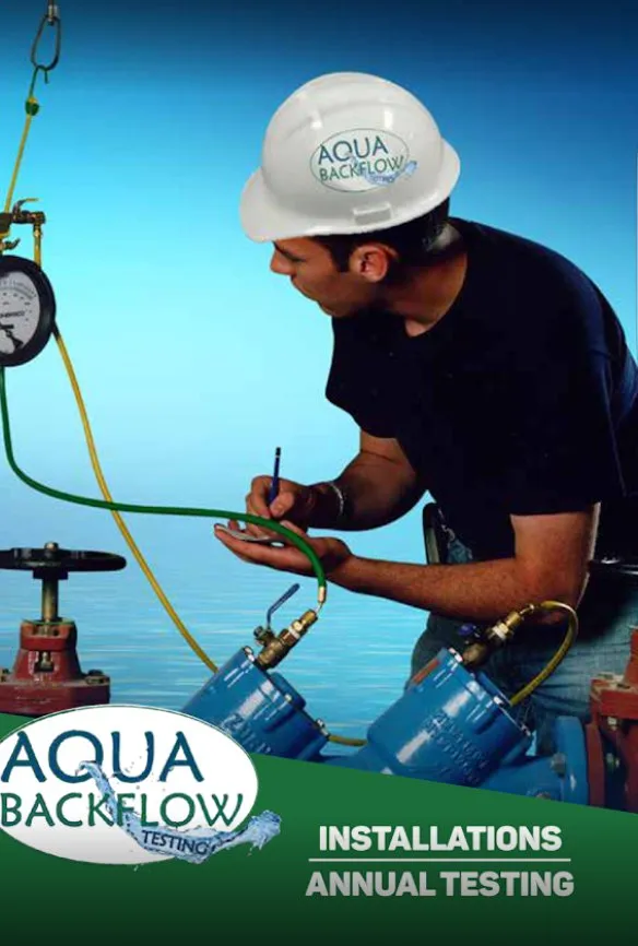 Slide of Aqua Backflow Testing