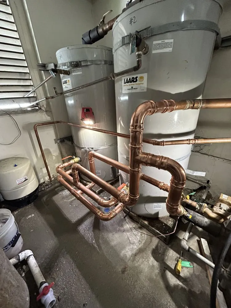 Quality water heater service for homes in San Fernando Valley, CA by Aqua Valley Plumbing