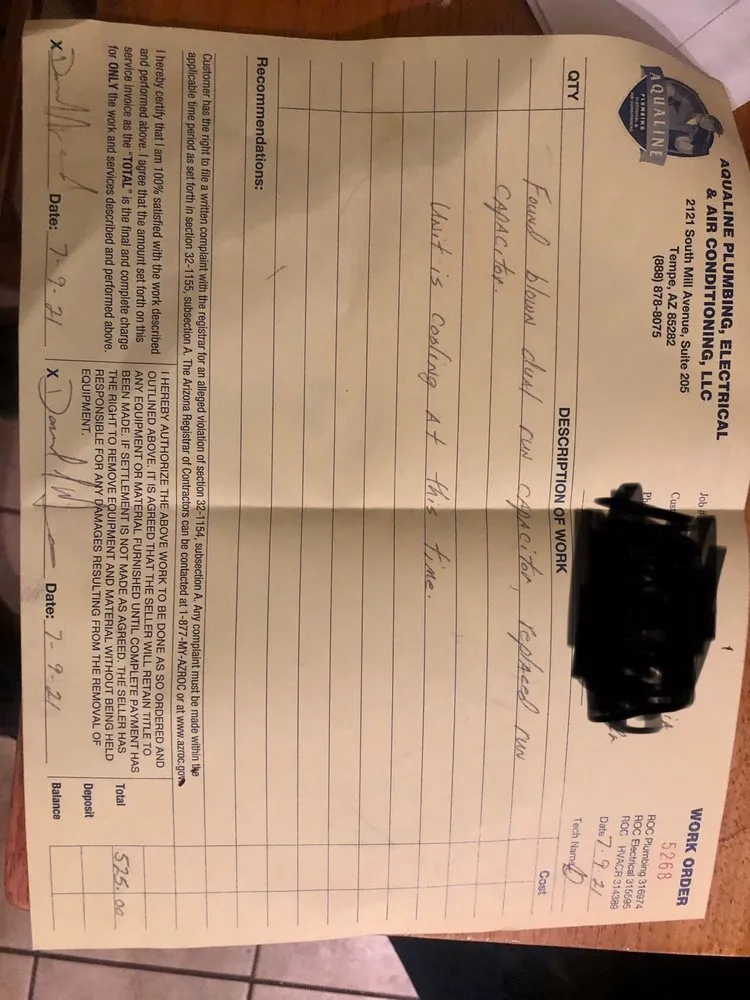 Slide of Aqualine Plumbing, Electrical & Air Conditioning