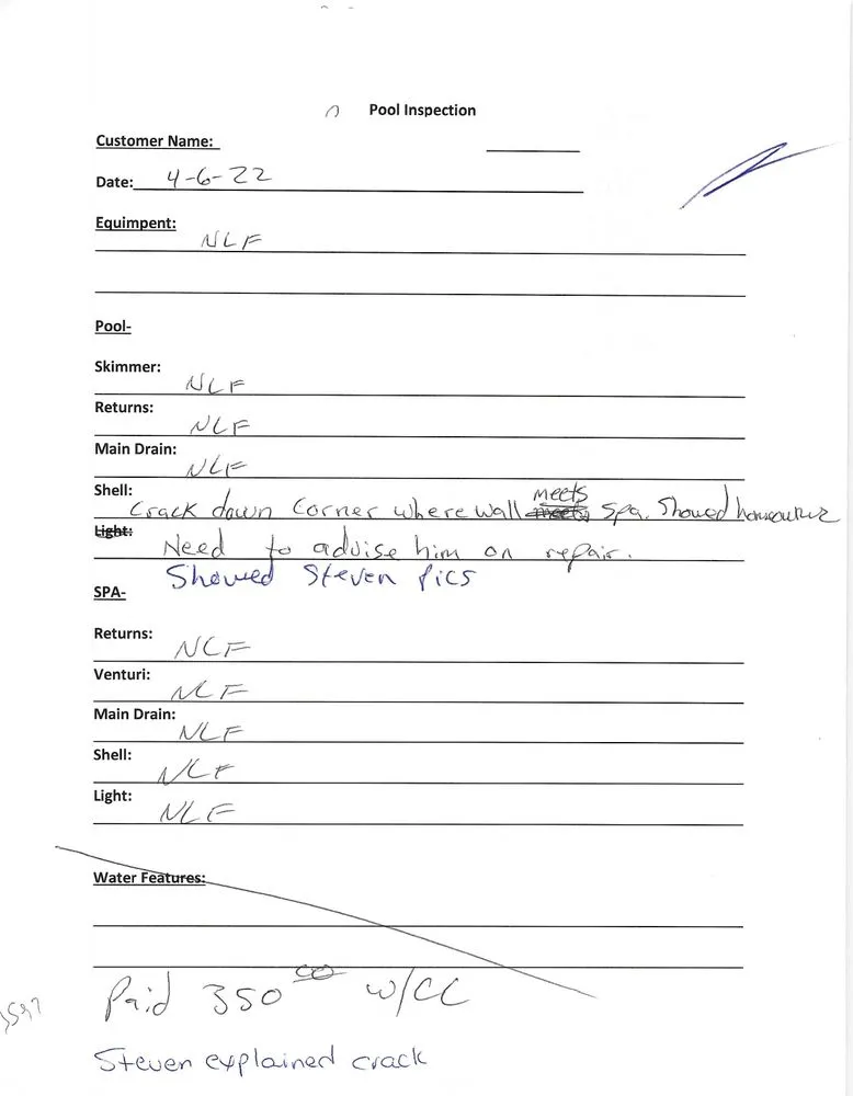 Slide of Aquatic Leak Detection