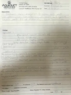 Slide of Aqueduct Services