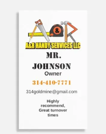 Slide of A&R Handy Services