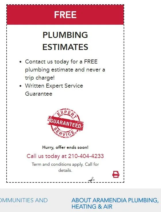 Affordable water heater service experts serving San Antonio, TX - Aramendia Plumbing, Heating and Air