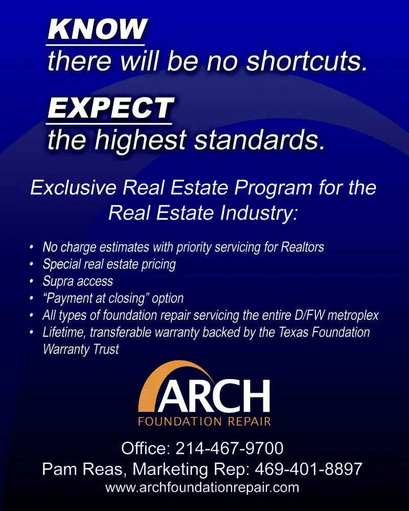 Slide of Arch Foundation Repair