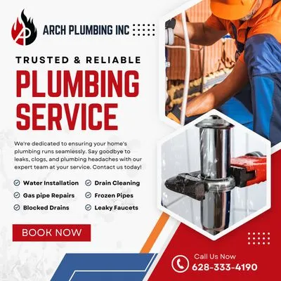 Arch Plumbing Logo
