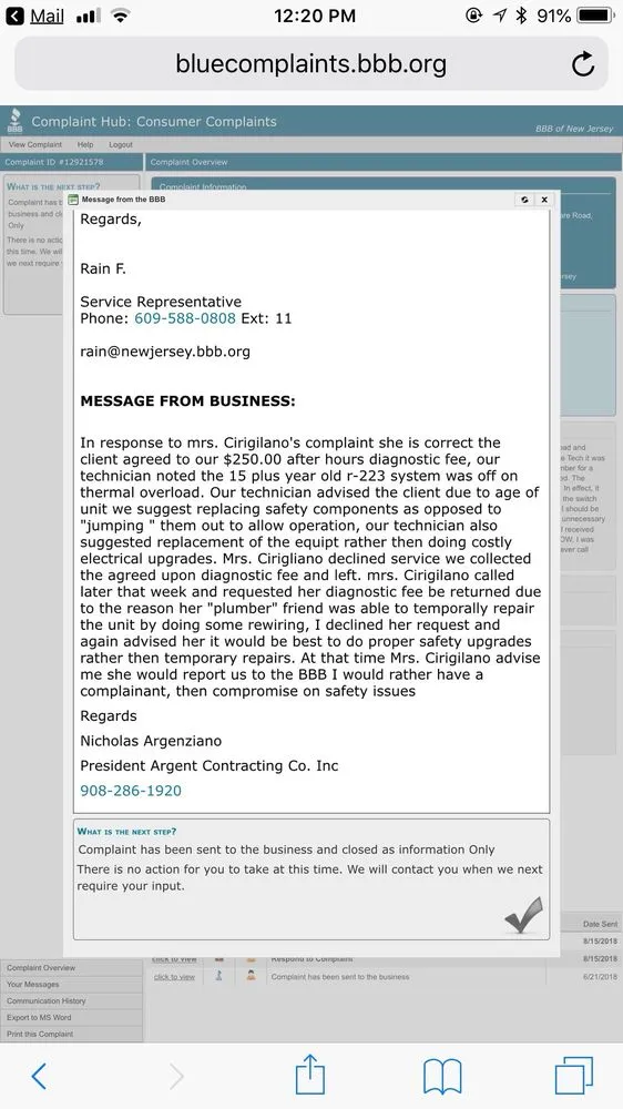 Slide of Argent Plumbing, Heating & Air Conditioning