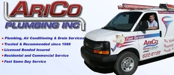 Slide of Arico Heating and Cooling