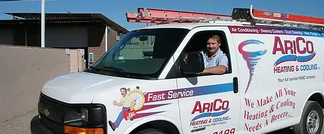 Slide of Arico Heating and Cooling