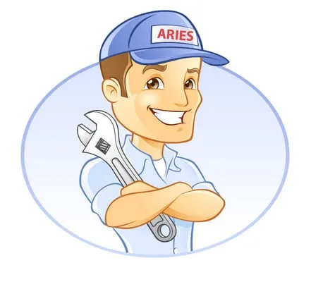 Aries Plumbing Logo