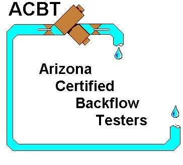Slide of Arizona Certified Backflow Testers