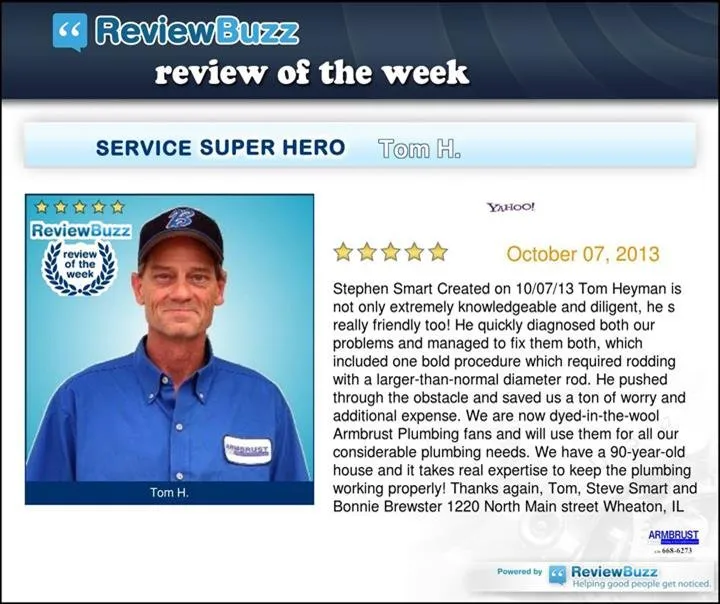 Slide of Armbrust Plumbing, Heating & Air Conditioning