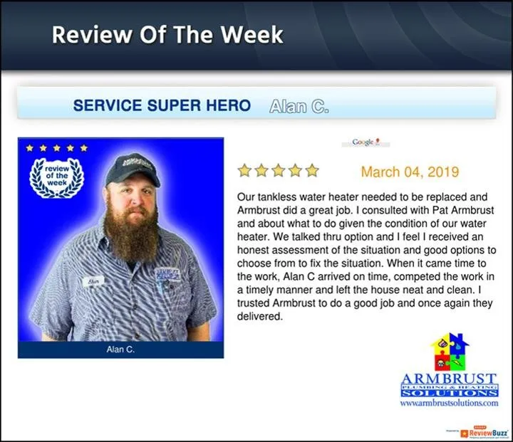 Slide of Armbrust Plumbing, Heating & Air Conditioning