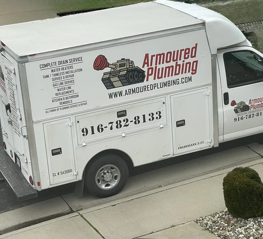 Slide of Armoured Plumbing Services