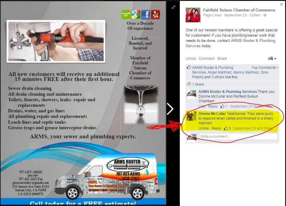 Slide of ARMS Rooter & Plumbing Services