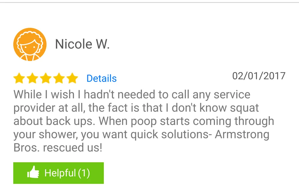 Slide of Armstrong Bros Plumbing