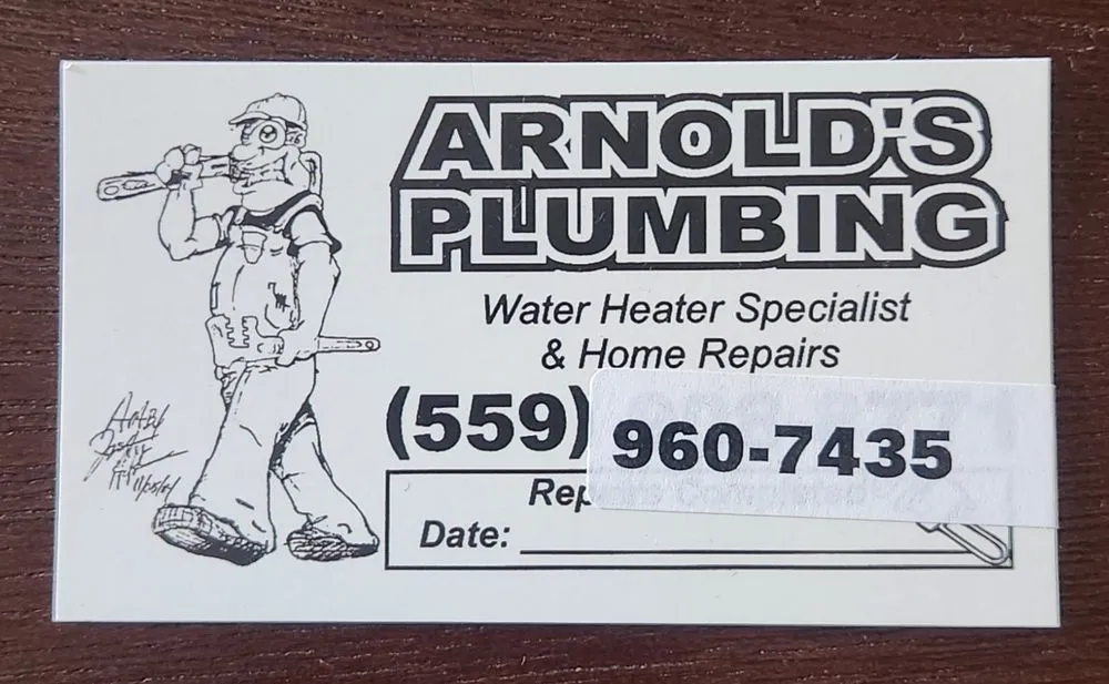 Slide of Arnold's Plumbing