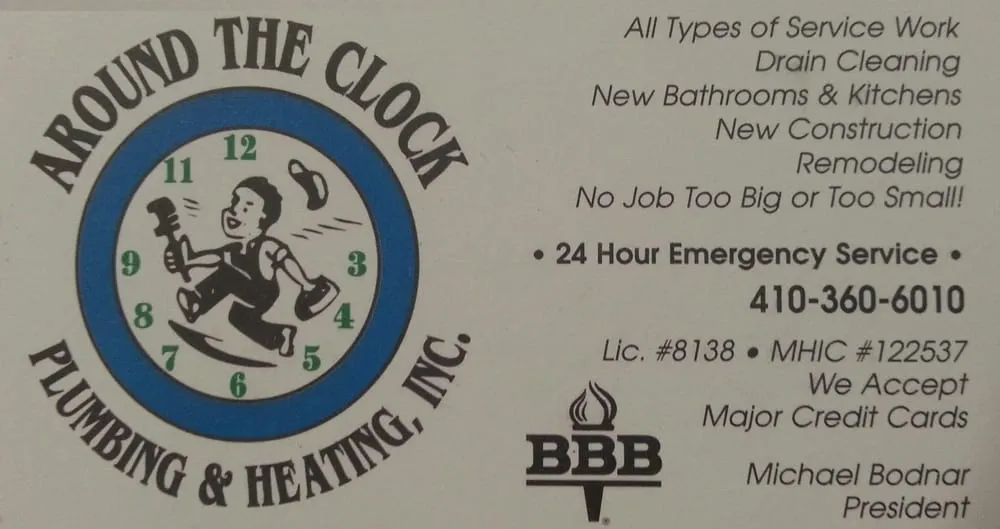 Slide of Around the Clock Plumbing & Heating