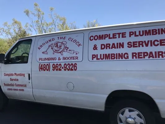 Around the Clock Plumbing Logo