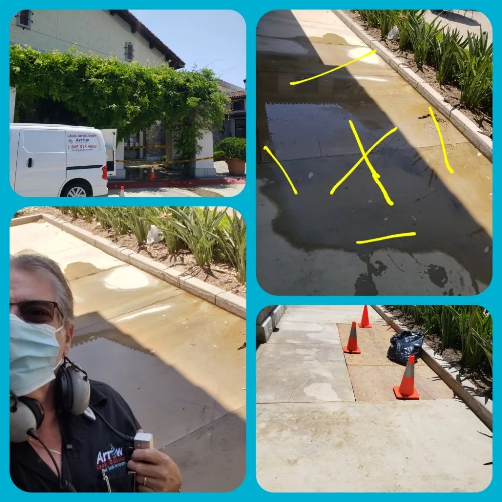 Slide of Arrow Leak Detection