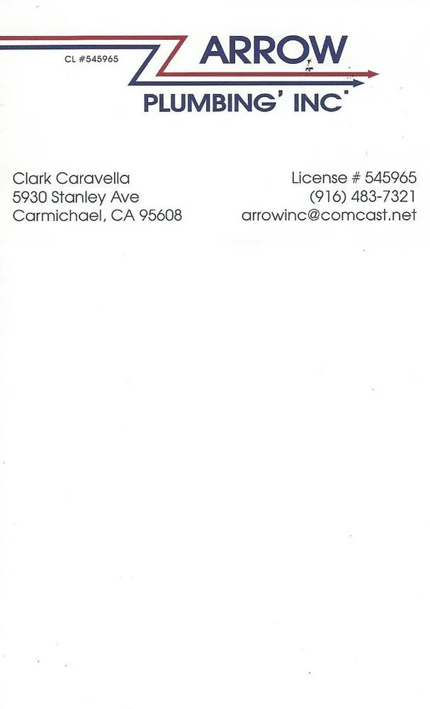 Slide of Arrow Plumbing