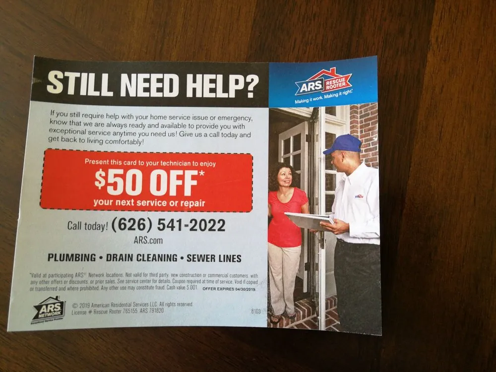 Slide of ARS / Rescue Rooter